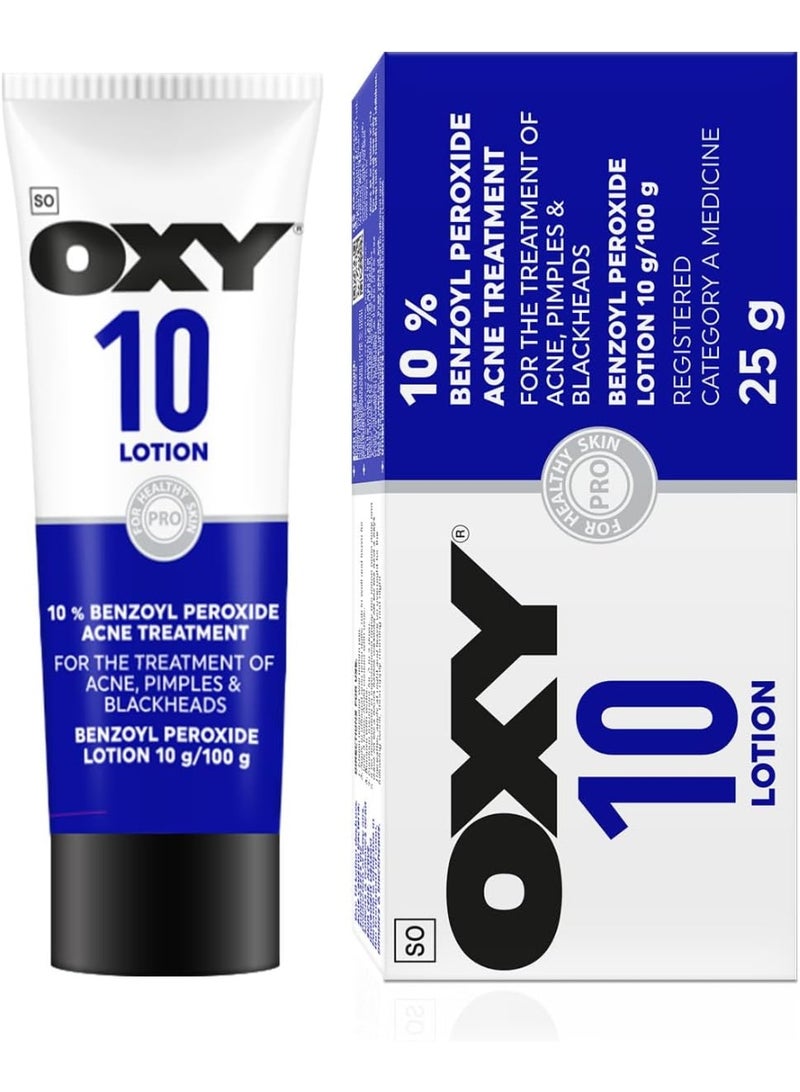 أوكسي لوشن أوكسي 10، 25 غ، لوشن بيروكسيد البنزويل، 10 غ/100 غ - Image 2